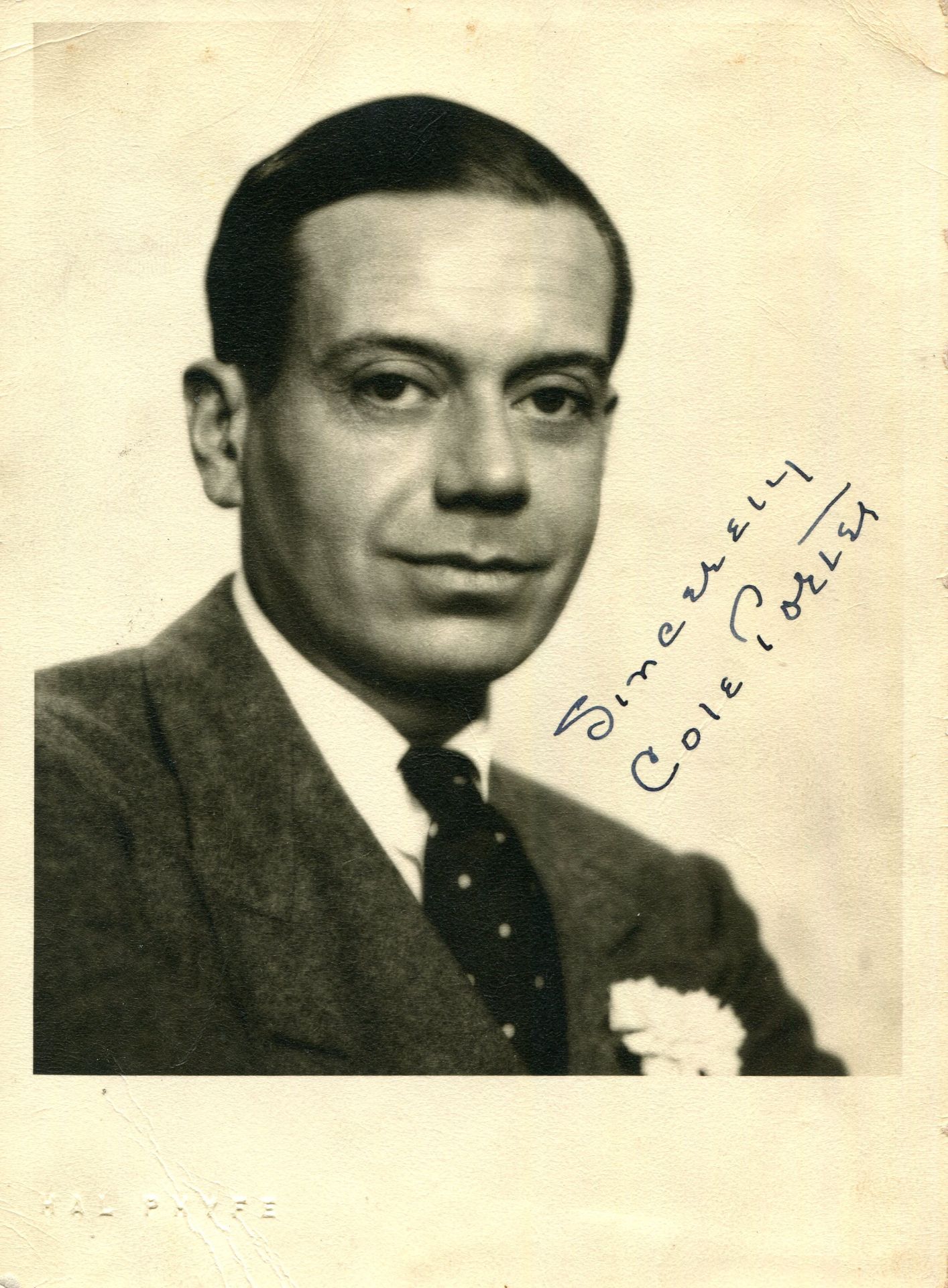 PORTER COLE: (1891-1964) American composer and songwriter.