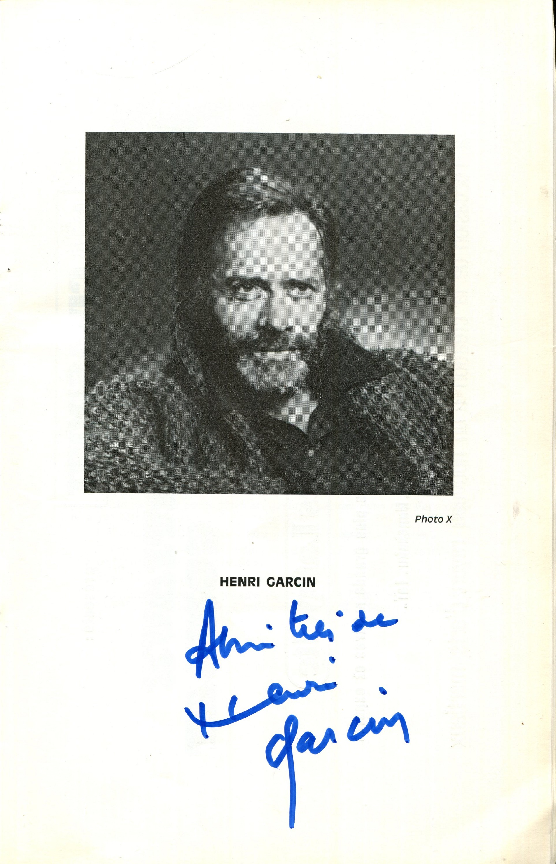 FRENCH THEATRE: Small selection of multiple signed theatre programmes by various actors, - Image 16 of 19