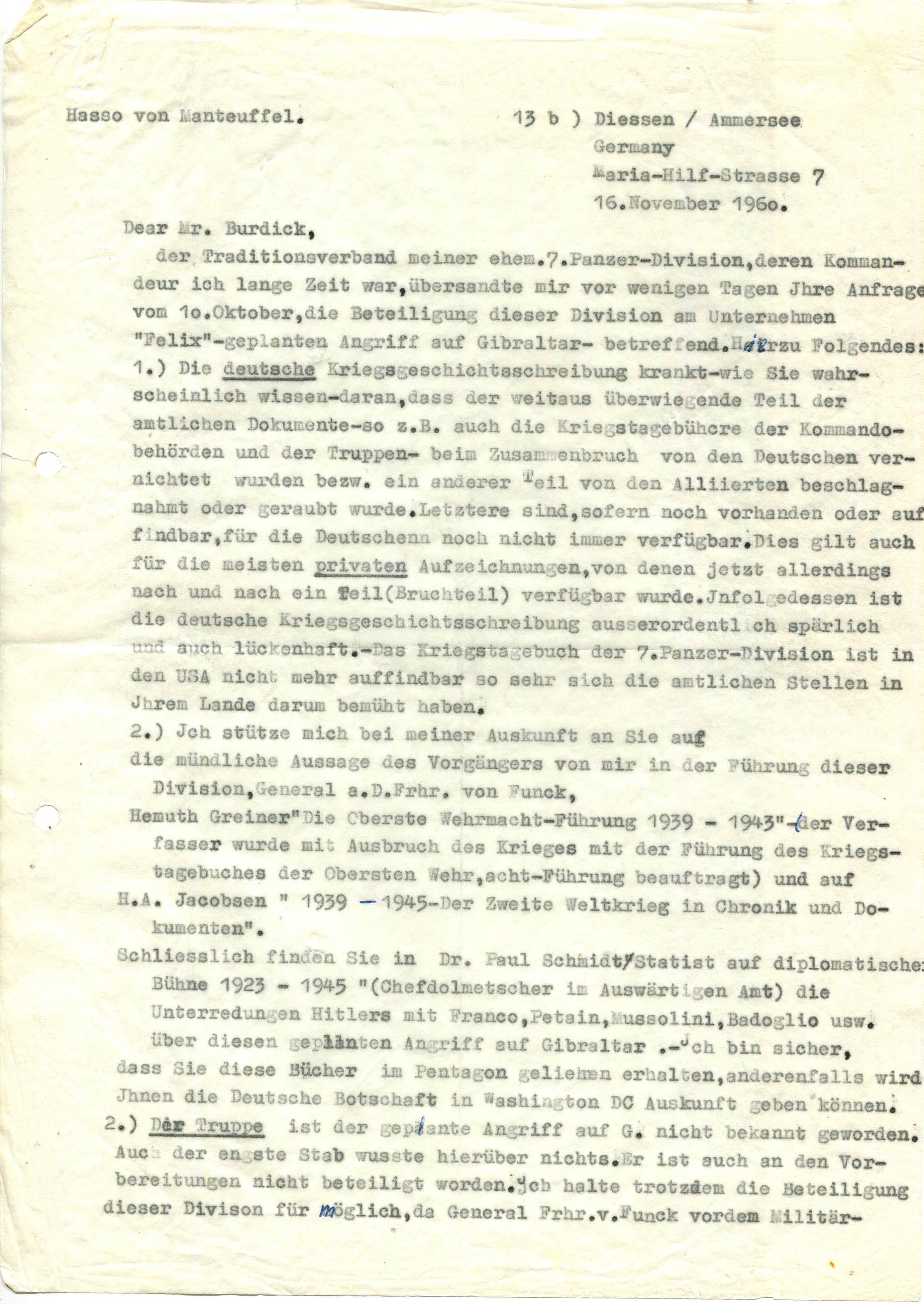 [OPERATION FELIX]: An interesting archive of four A.Ls.S. and twelve T.Ls.S. - Image 7 of 30