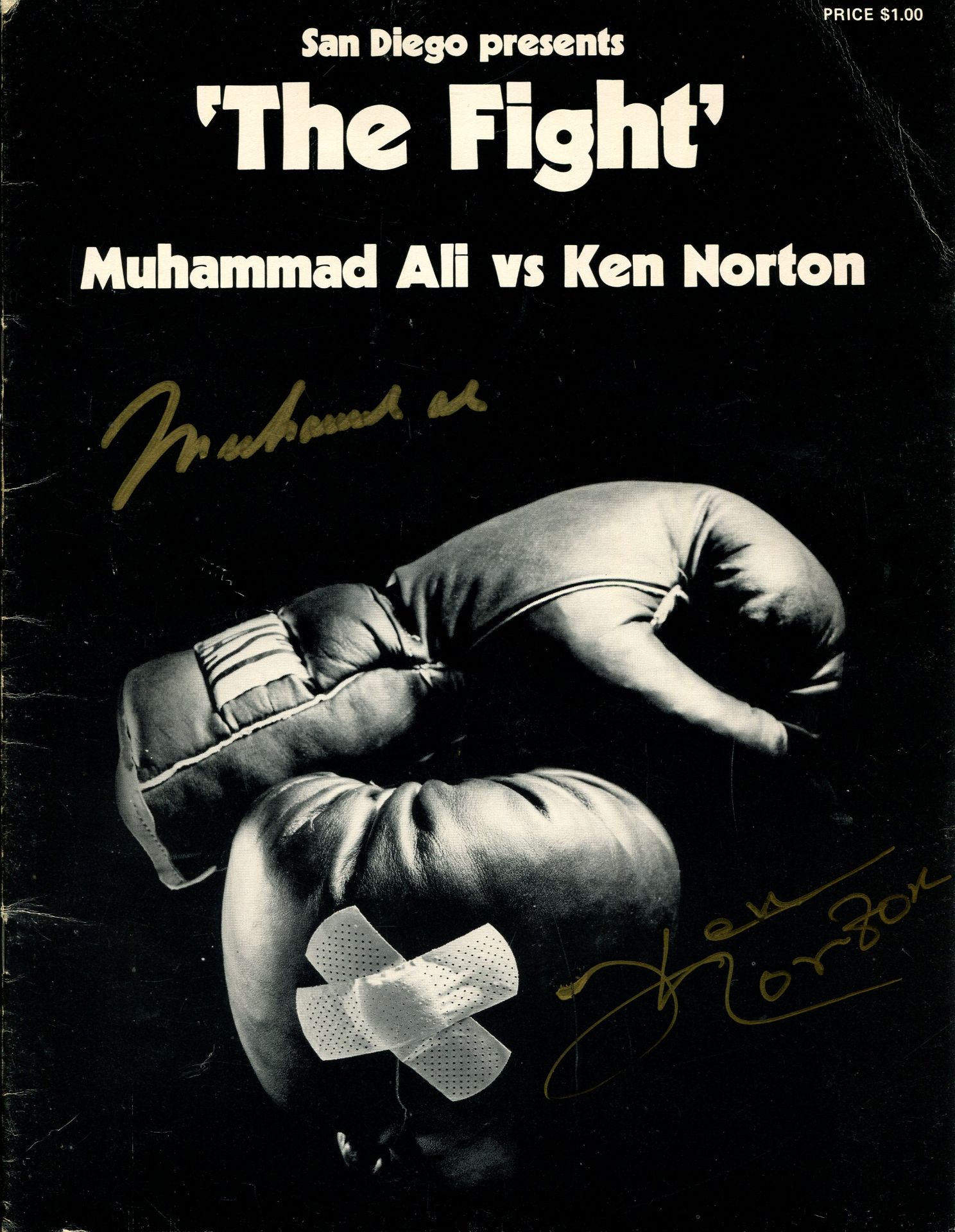 ALI & NORTON: ALI MUHAMMAD (1942-2016) American Boxer, World Heavyweight Champion.