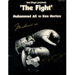 ALI & NORTON: ALI MUHAMMAD (1942-2016) American Boxer, World Heavyweight Champion.