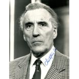 LEE CHRISTOPHER: (1922-2015) English actor. Signed 6.5 x 8.