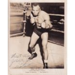 WALCOTT JERSEY JOE: (1914-1994) American boxer, World Heavyweight Champion 1951-52.