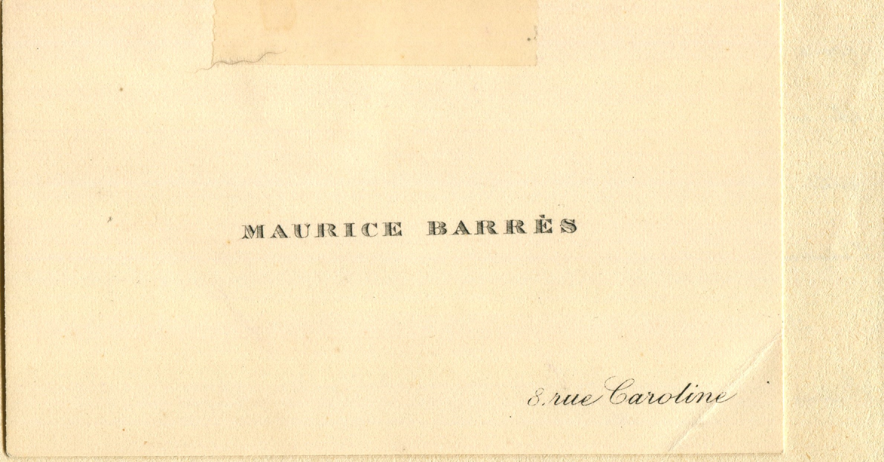 BARRES MAURICE: (1862-1923) French novelist, journalist and politician, - Image 3 of 4