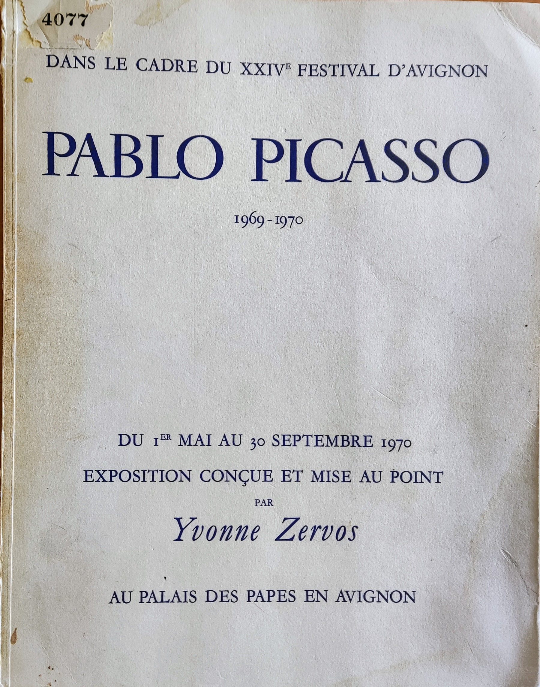 PICASSO PABLO: (1881-1973) Spanish painter, a co-founder of the Cubist movement. - Image 3 of 3