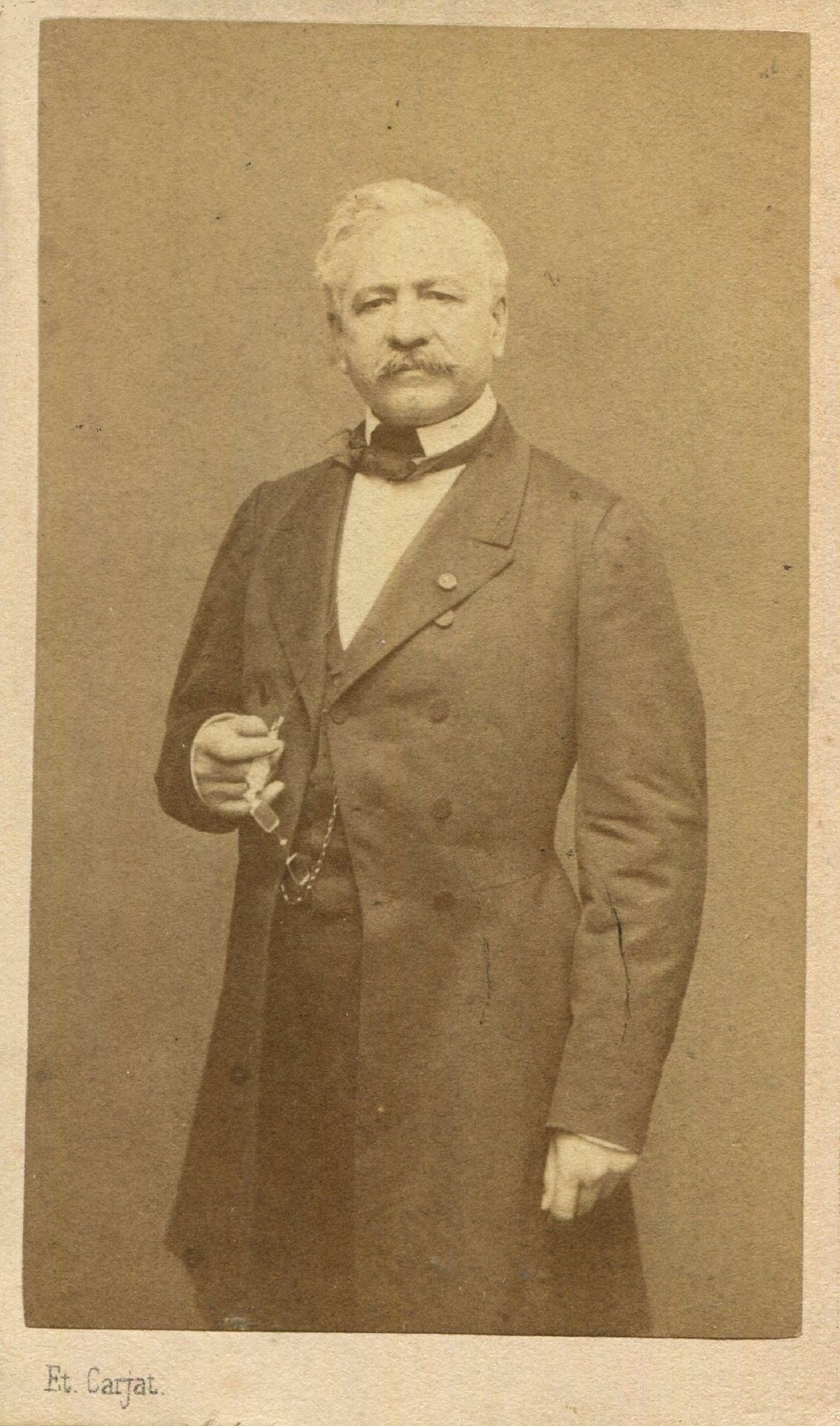 LESSEPS FERDINAND DE: (1805-1894) French diplomat and developer of the Suez Canal. - Bild 2 aus 2
