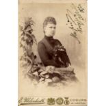 ALEXANDROVNA MARIA: (1853-1920) Russian Grand Duchess, daughter of Emperor Alexander II of Russia,