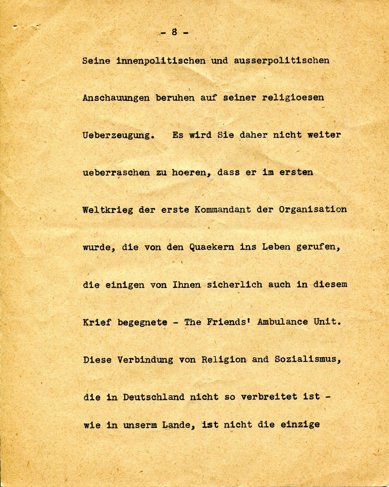 [NOEL-BAKER PHILIP]: (1889-1982) British politician and diplomat, Nobel Peace Prize winner, 1959. - Image 6 of 8