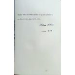 FAULKNER WILLIAM: (1897-1962) American writer, Nobel Prize winner for Literature, 1949.
