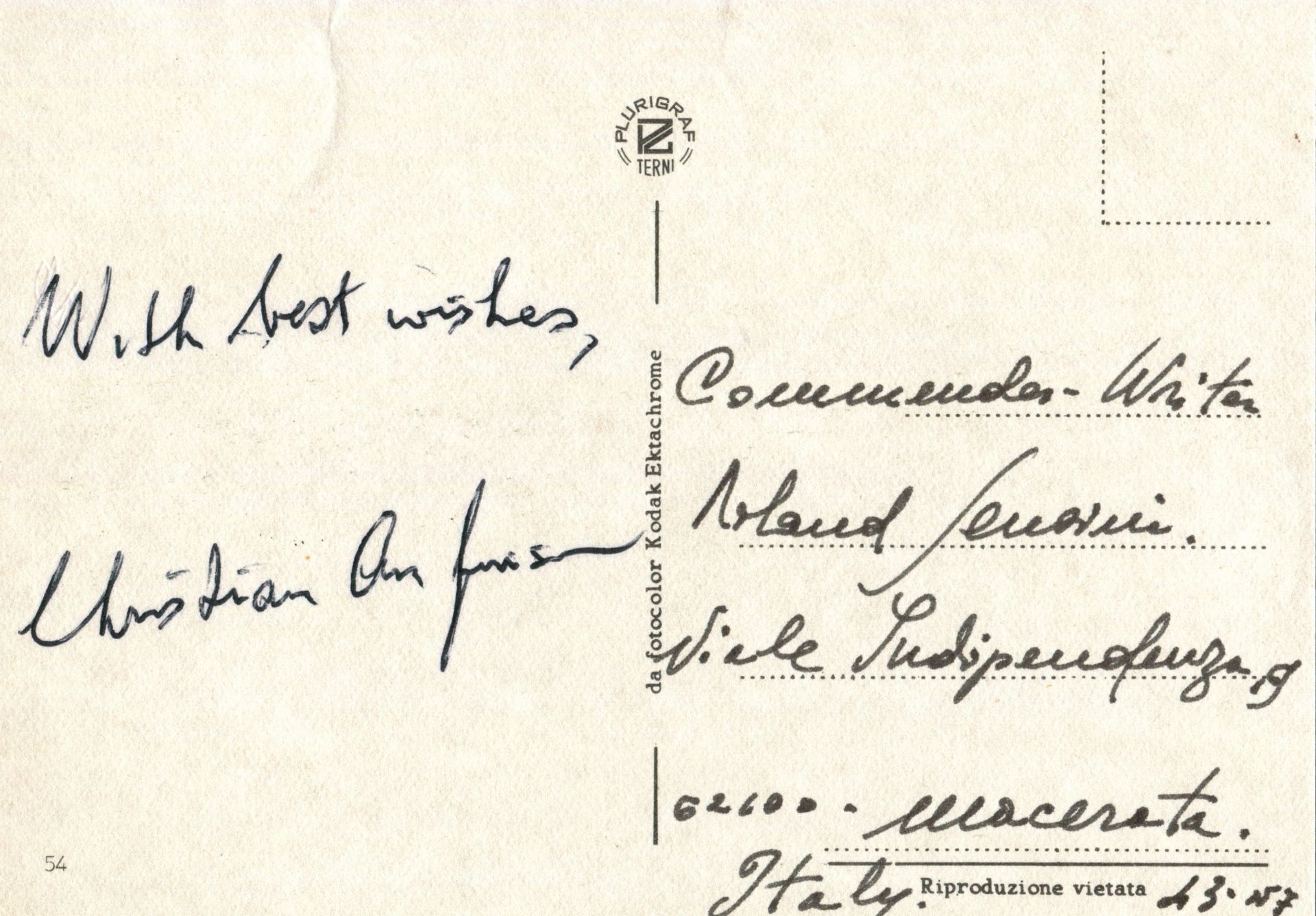 NOBEL PRIZE WINNERS: Selection of individual ink signatures, - Image 11 of 12