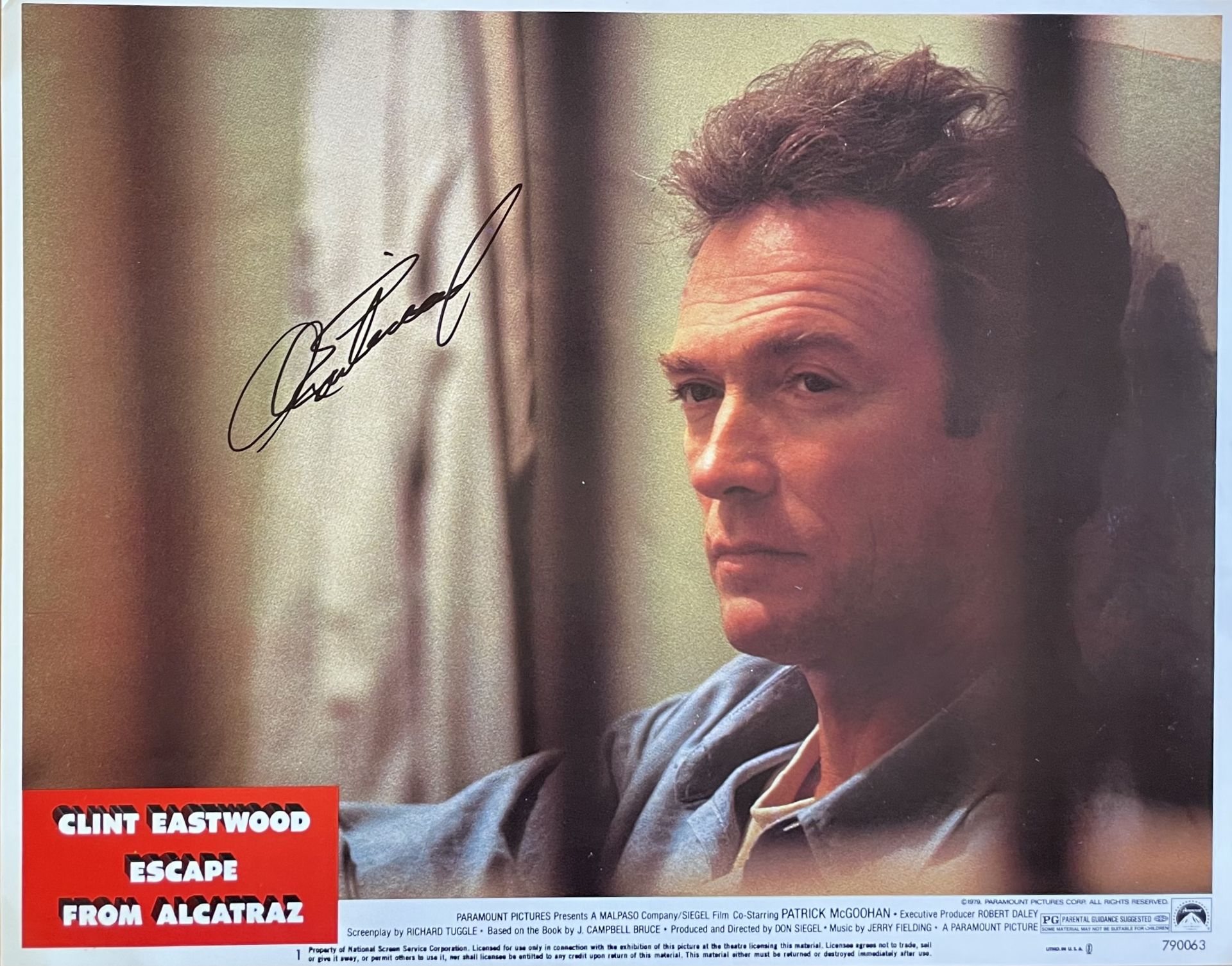 EASTWOOD CLINT: (1930- ) American Actor and film Director, Academy Award winner.