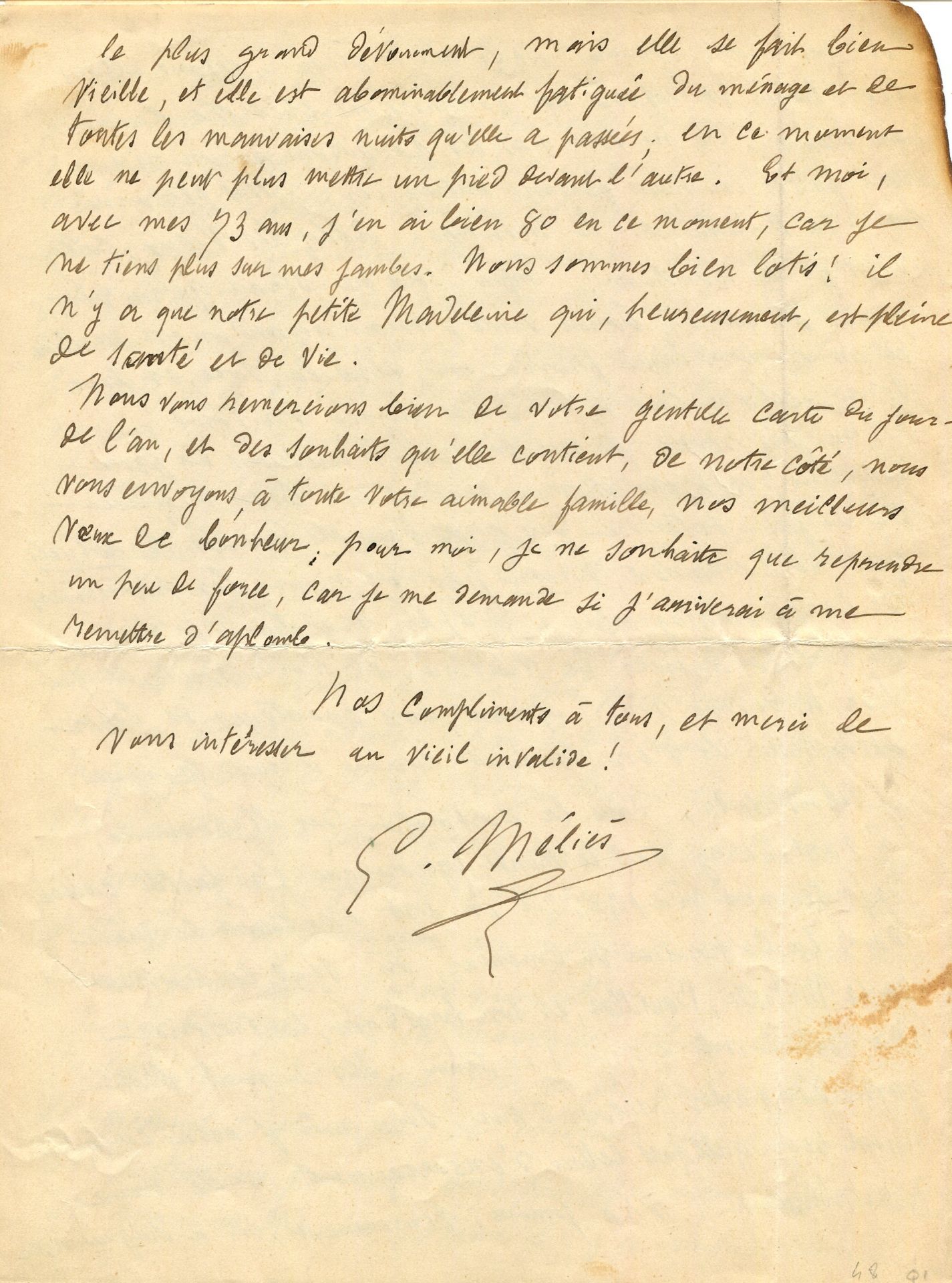 MÉLIÈS GEORGES: (1861-1938) French Film Director, - Image 3 of 3