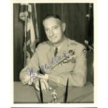 UNITED STATES ARMY: Small selection of signed 8 x 10 photographs and smaller (2), most vintage,