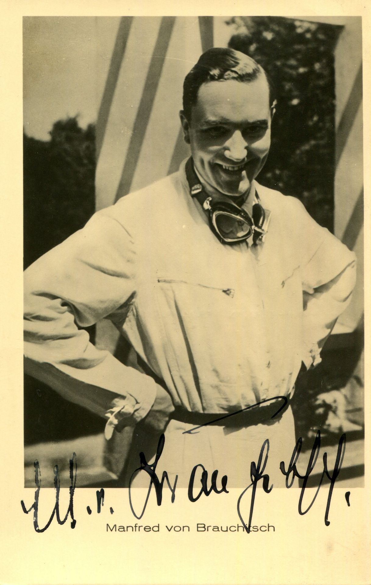 BRAUCHITSCH MANFRED VON: (1905-2003) German motor racing driver of the 1930s.