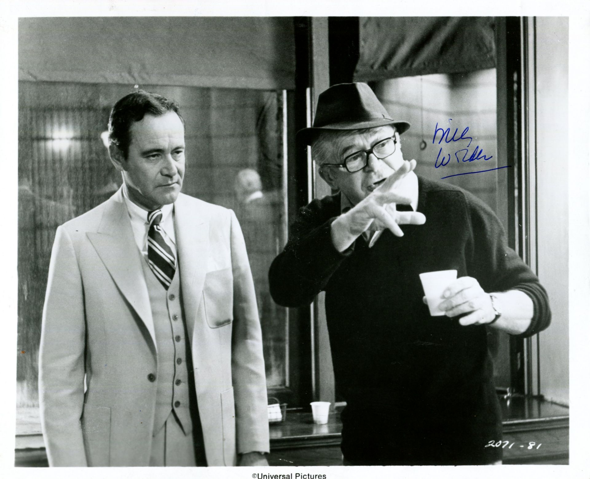 [SOME LIKE IT HOT]: A small group of three signed photographs by the director and leading male cast