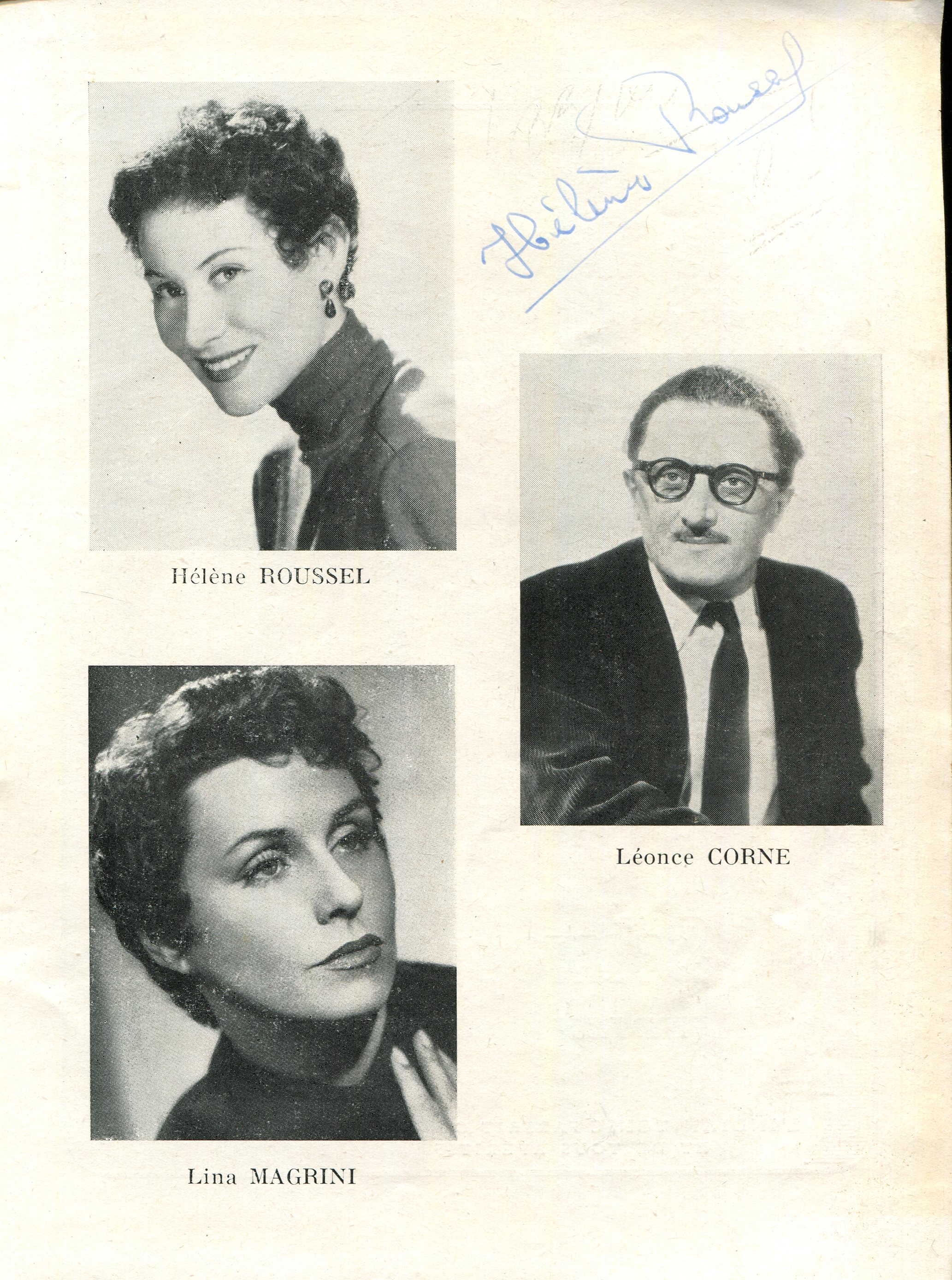 FRENCH THEATRE: Small selection of multiple signed theatre programmes by various actors, - Image 11 of 19