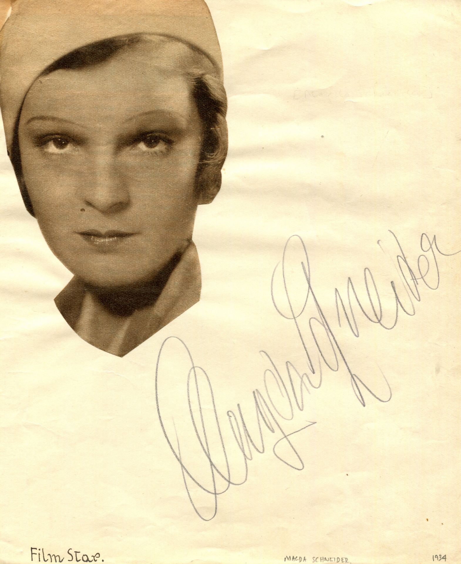 NAZI CINEMA: Selection of vintage signed postcard photographs, - Image 12 of 12