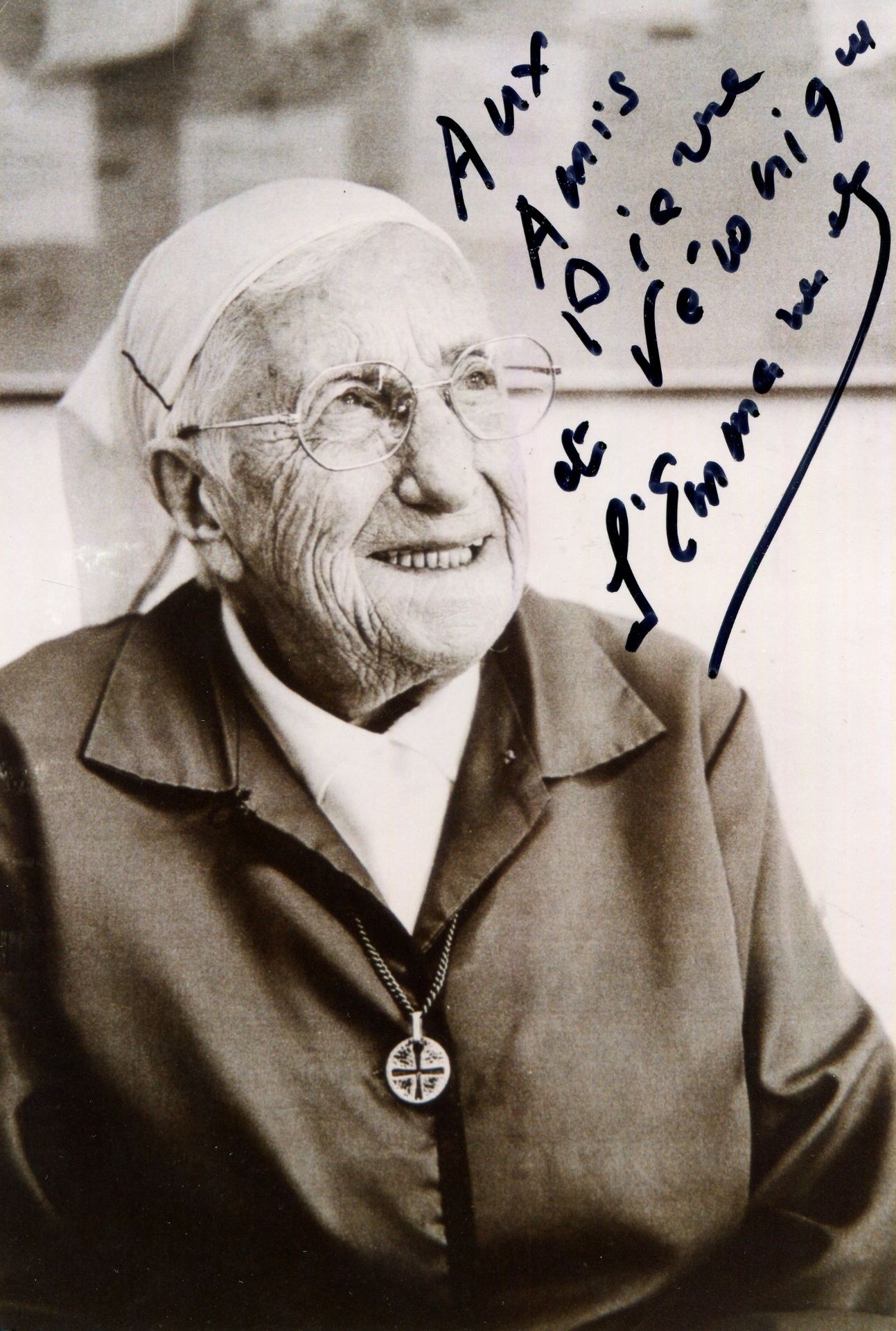 EMMANUELLE SISTER: (1908-2008) Belgian-French Catholic Religious Sister and human rights worker.