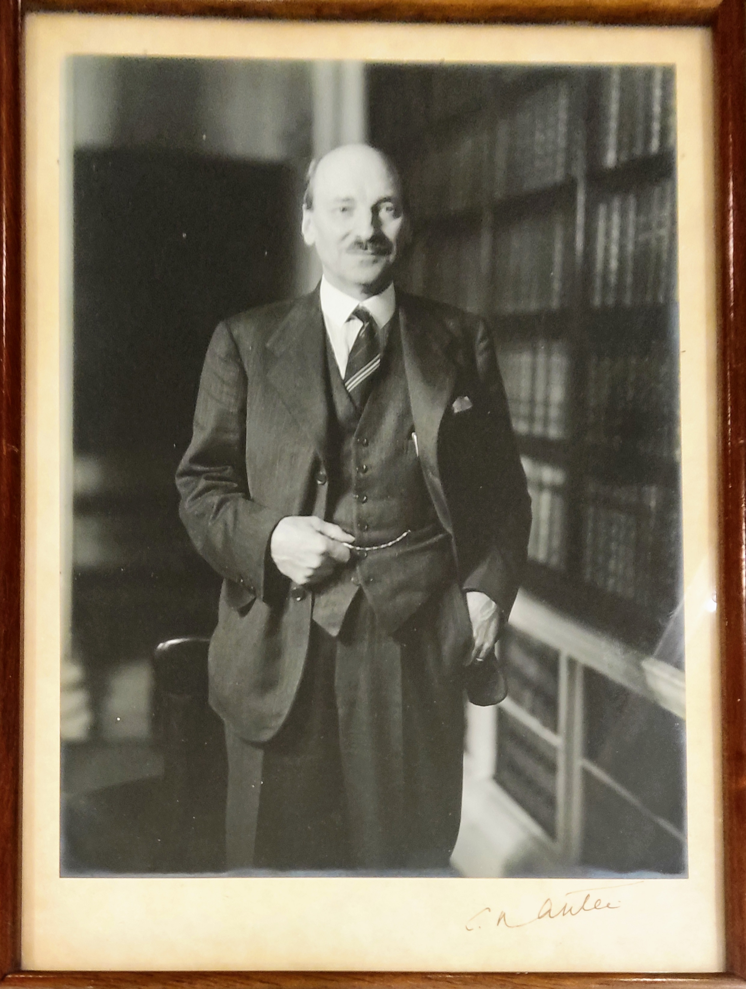 ATTLEE CLEMENT: (1883-1967) British Prime Minister 1945-51. A fine vintage signed 8 x 11.