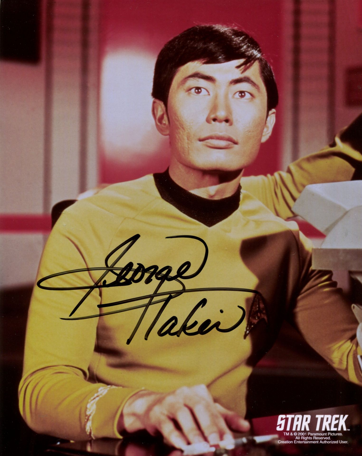 STAR TREK: A good selection of five signed colour 8 x 10 photographs by various leading cast - Image 4 of 5