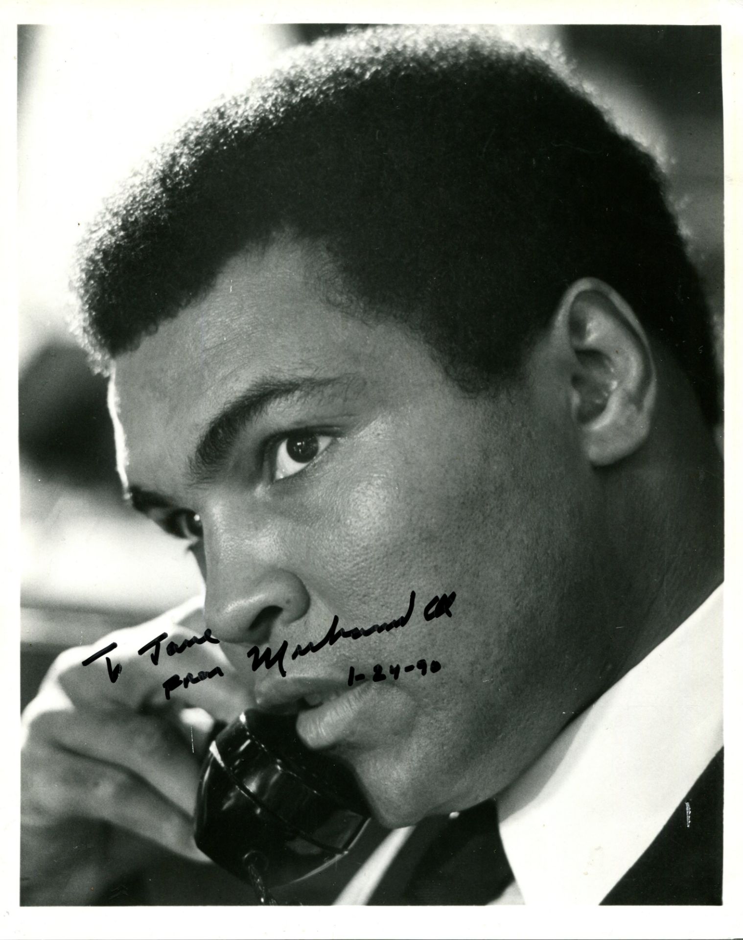 ALI MUHAMMAD: (1942-2016) American World Heavyweight boxing champion.