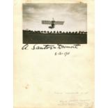 SANTOS-DUMONT ALBERTO: (1873-1932) Brazilian pioneer aviator.