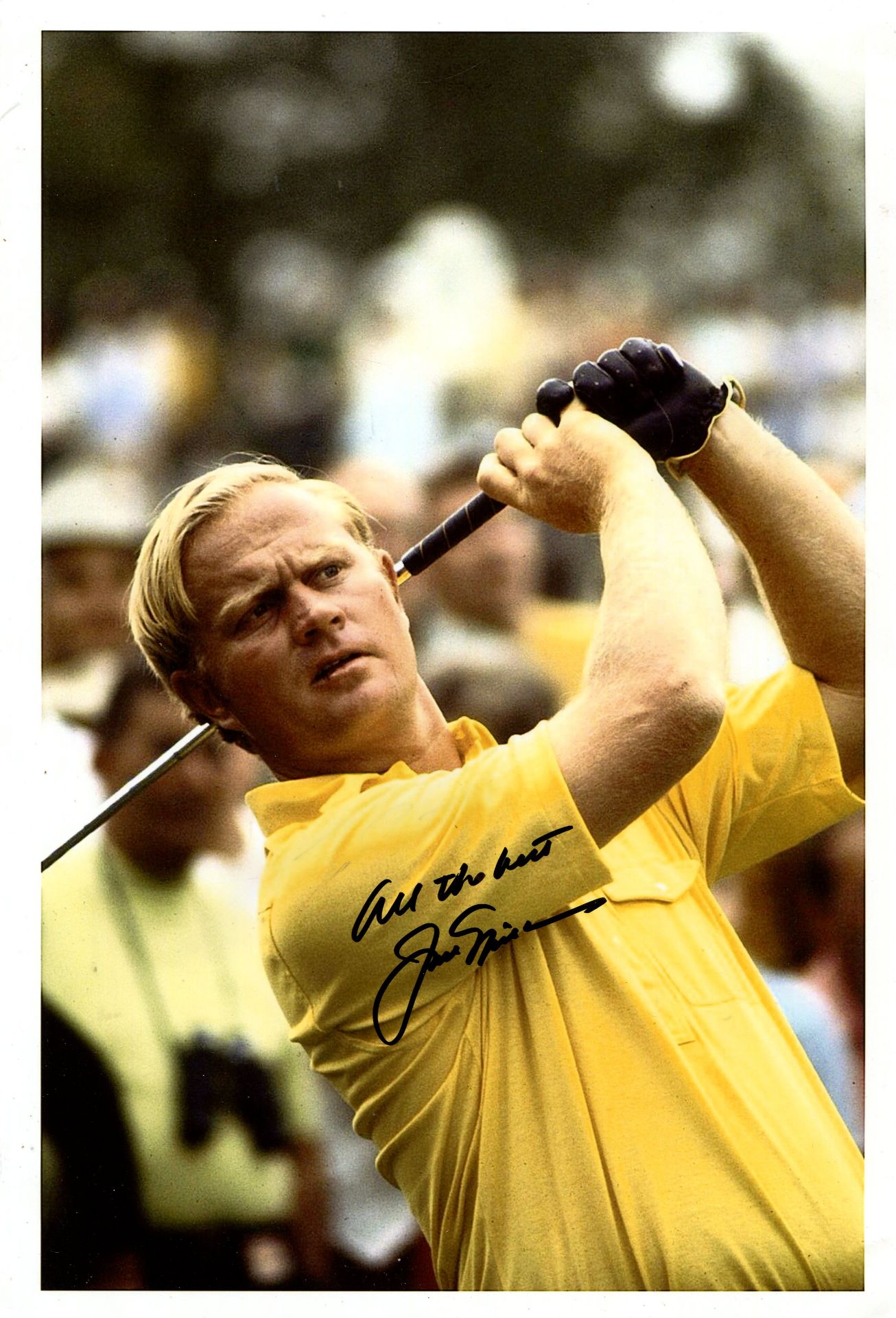 NICKLAUS JACK: (1940- ) American Golfer. Nicknamed “The Golden Bear”.