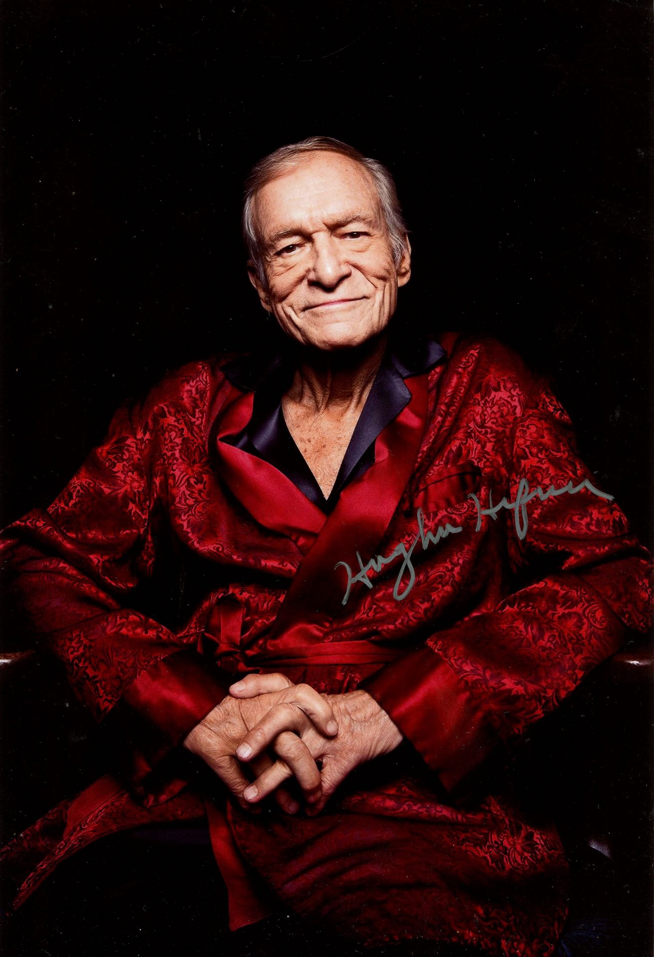 HEFNER HUGH: (1926-2017) American magazine publisher, founder and editor-in-chief of Playboy.
