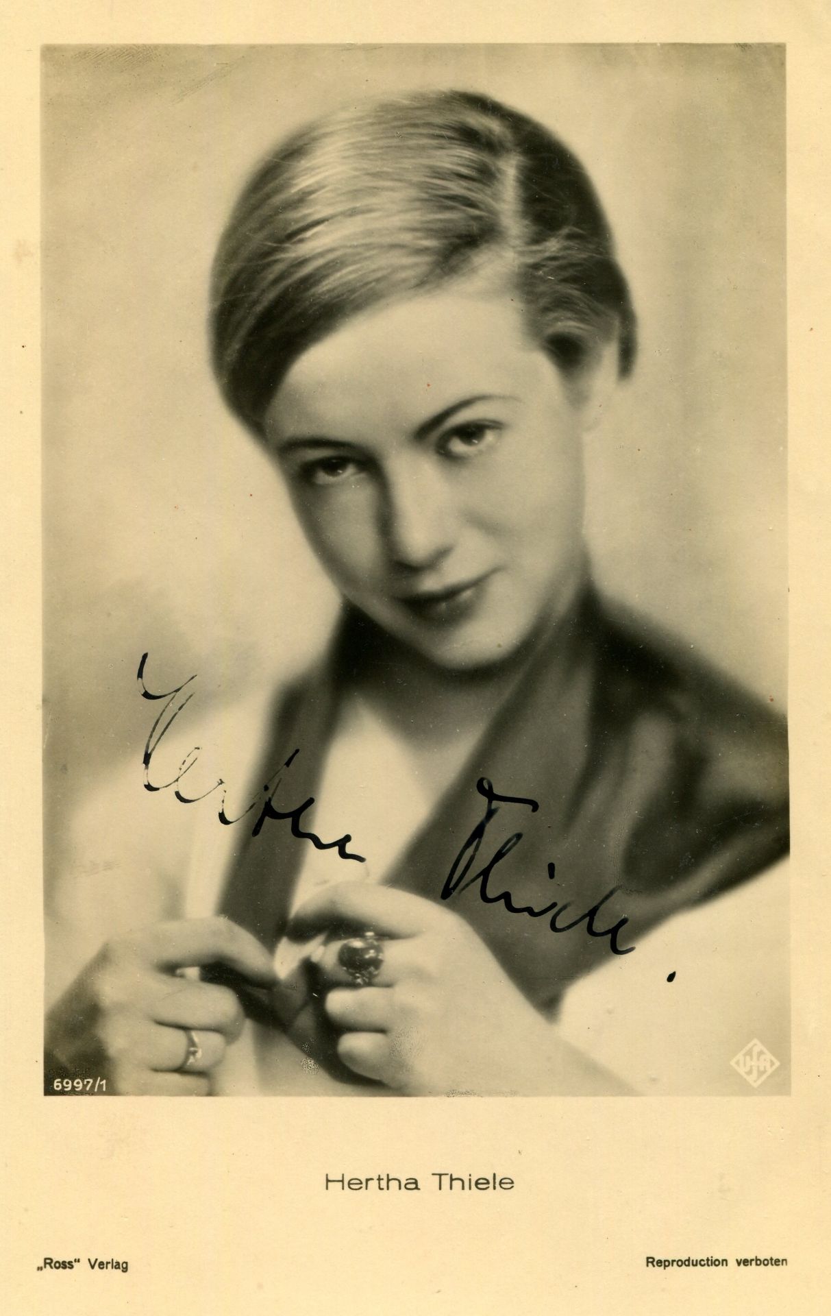 NAZI CINEMA: Selection of vintage signed postcard photographs, - Image 4 of 12