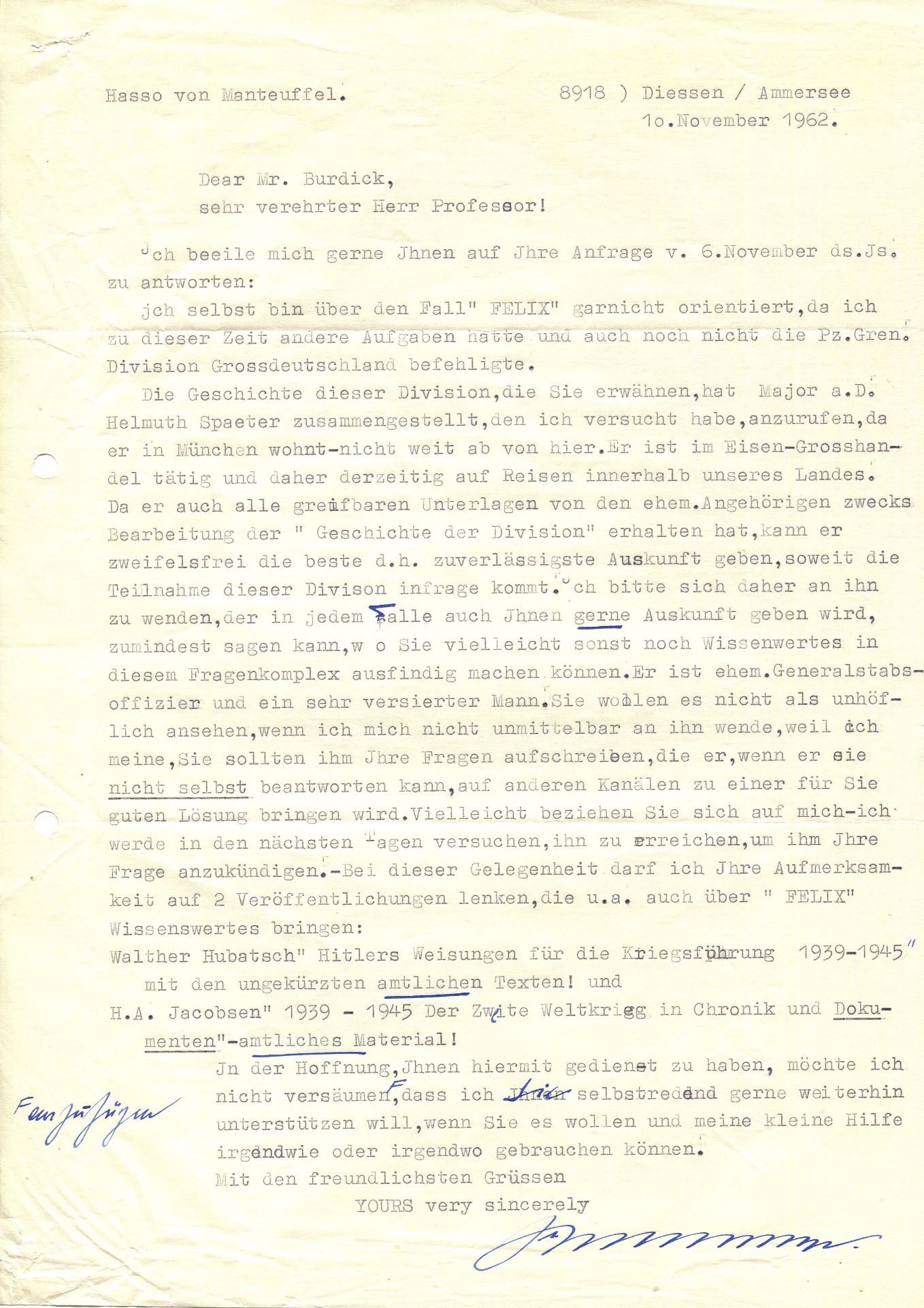 [OPERATION FELIX]: An interesting archive of four A.Ls.S. and twelve T.Ls.S. - Bild 16 aus 30