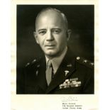 UNITED STATES ARMY: Small selection of vintage signed 8 x 10 photographs and smaller (2) and a T.L.