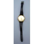 A Smiths Automatic 9ct Gold Cased Gentleman's Wristwatch