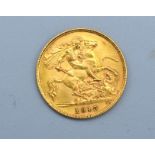 A George IV Gold Half Sovereign Dated 1915