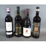 One Bottle Matusko Dingac 2004 together with three other bottles of red wine and four bottles of