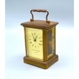 A Brass Cased Carriage Clock by Matthew Norman London