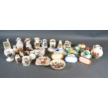 A Small Collection Of Crested China to include WH Goss, Arcadian and others together with four place