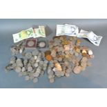 A Large Coin Collection both British and Foreign together with a collection of bank notes