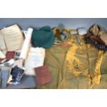 A Collection Of Military And Wartime Related Paperwork And Pictures together with a collection of