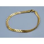 An 18ct Gold Bracelet of linked form 15 gms