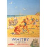 A British Railways Poster 'Whitby A Yorkshire Resort On The Fringe Of The Moors' after Lance