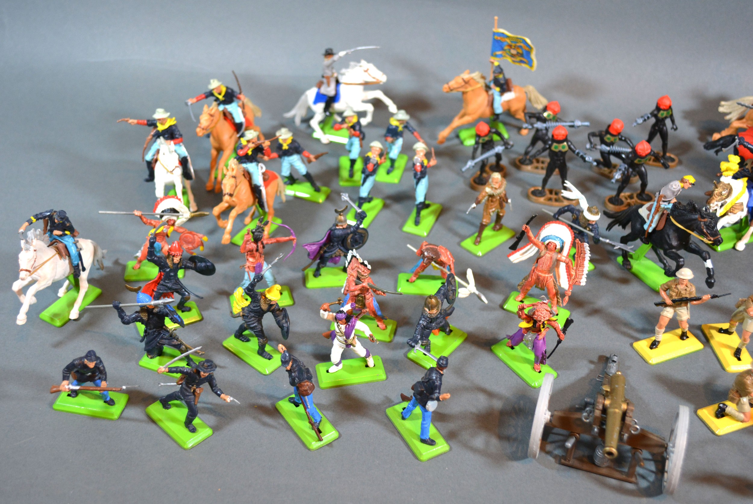 A Collection Of Britains Deetail Model Figures to include the US Seventh Cavalry and other related - Image 2 of 4