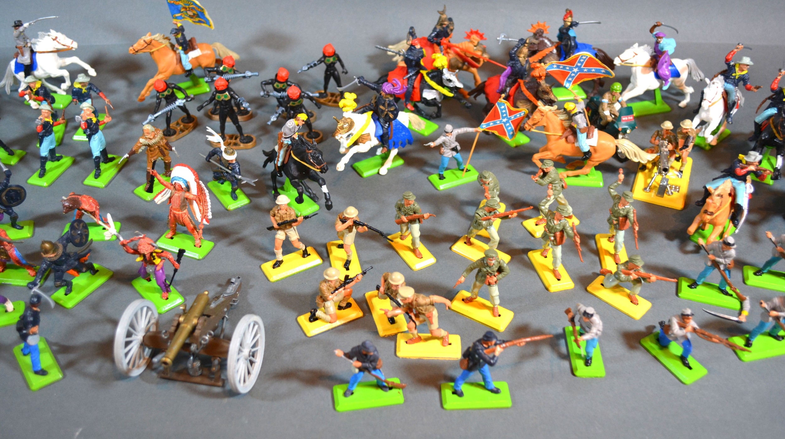 A Collection Of Britains Deetail Model Figures to include the US Seventh Cavalry and other related - Image 3 of 4