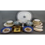 A Small Collection of Spode Blue And White Decorated Ceramics together with a collection of other