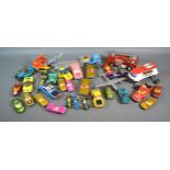 A Corgi Lunar Bug together with a collection of other die cast model cars and related items