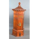 A Letter Box Of Octagonal Form 56 cms tall