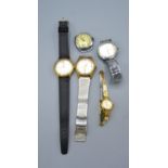 A Sekonda Deluxe Automatic Gentleman's Wrist Watch together with another automatic gentleman's wrist