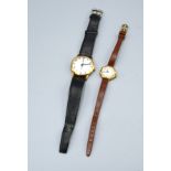 A Rodania 9ct. Gold Cased Gentleman's Wrist Watch together with a 9ct. gold cased ladies' wrist