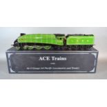 Ace Trains An 0 Gauge A4 Pacific Locomotive and Tender Stanley Beeson Apple Green LNER No.7145