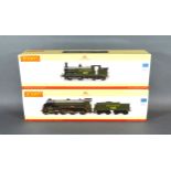 A Hornby 00 Gauge SR 4-6-0 Class N15 Excalibur 736 R2580 together with another similar Hornby