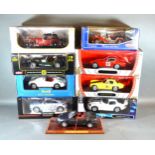 A Minichamps Car Collection Audi TT together with a collection of other model cars scale 1/18